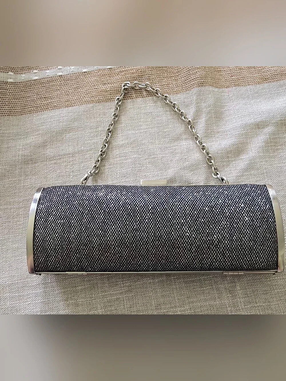 Unlisted, Kenneth Cole, Vintage Hardshell Handbag Small Evening Clutch Purse